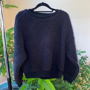 Comfy Fuzzy Pullover Sweatshirt American Eagle